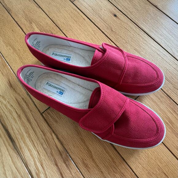 Vintage Women’s Red Canvas Grasshoppers by Keds Size 8 1/2 - Picture 12 of 12